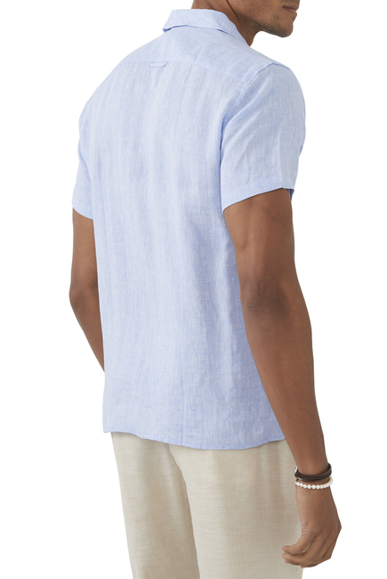 Monaco Short Sleeve Linen Shirt